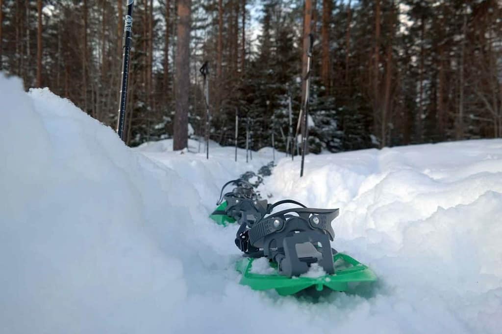 Snowshoe hiking
