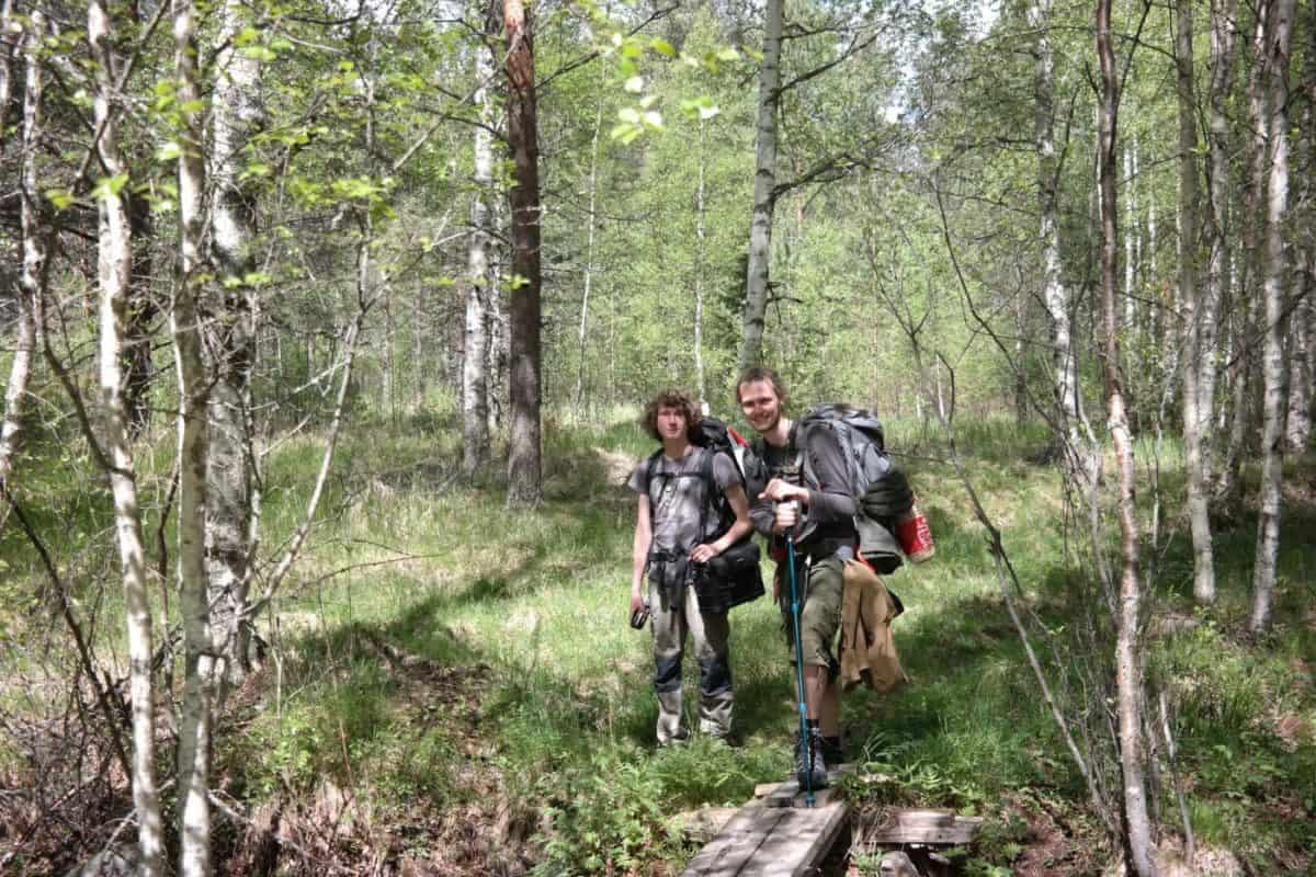 Belgen op weg naar Siljansleden