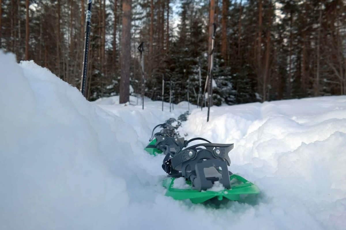 Snowshoe hiking