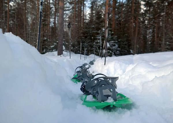 Snowshoe hiking