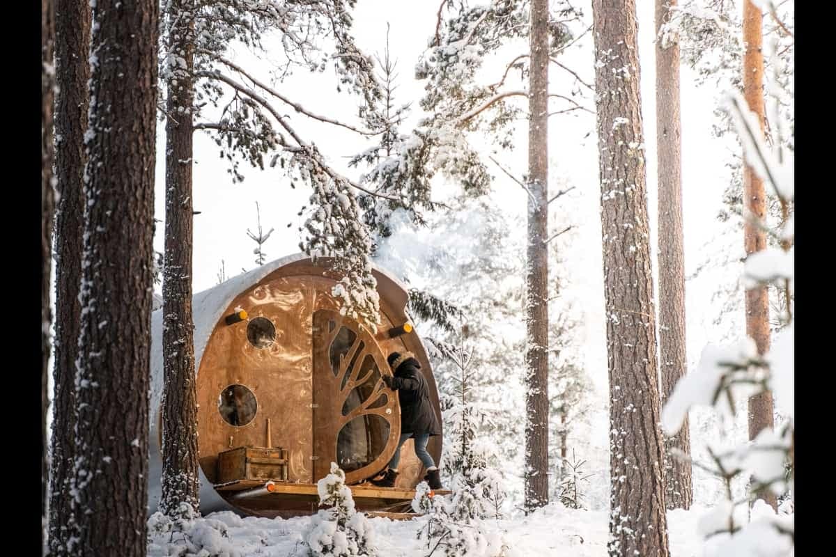 Oddis Öga in the snow