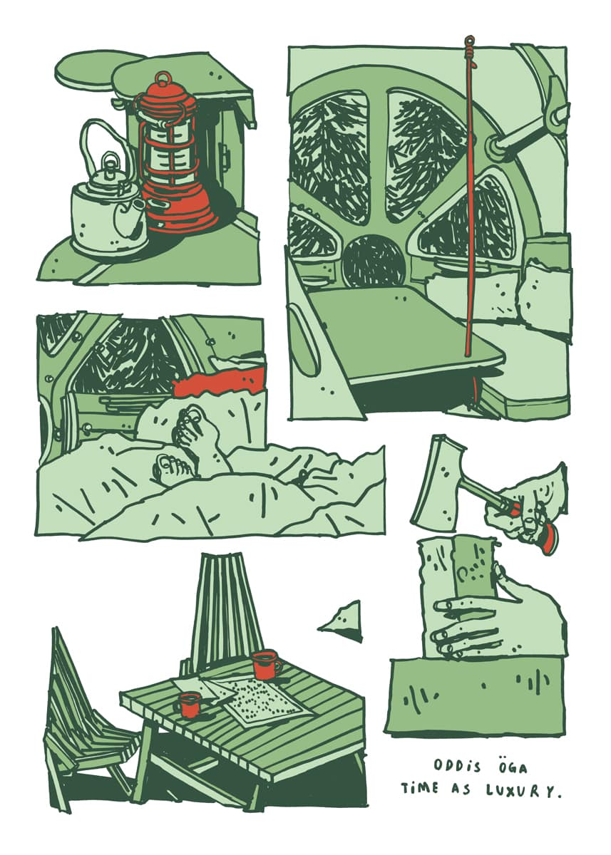 Illustratie Oddis Öga - Näsets Marcusgård - Joost Stokhof