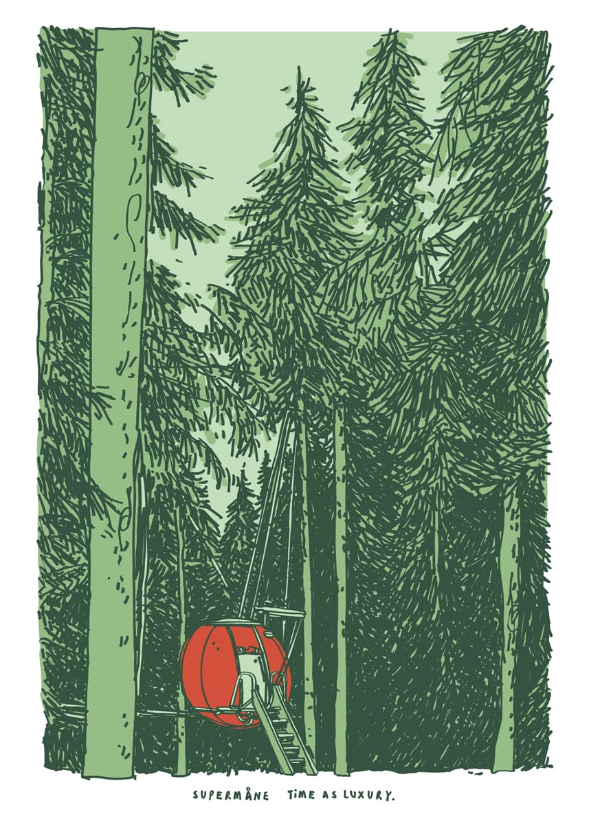 Illustratie Supermåne - Näsets Marcusgård - Joost Stokhof